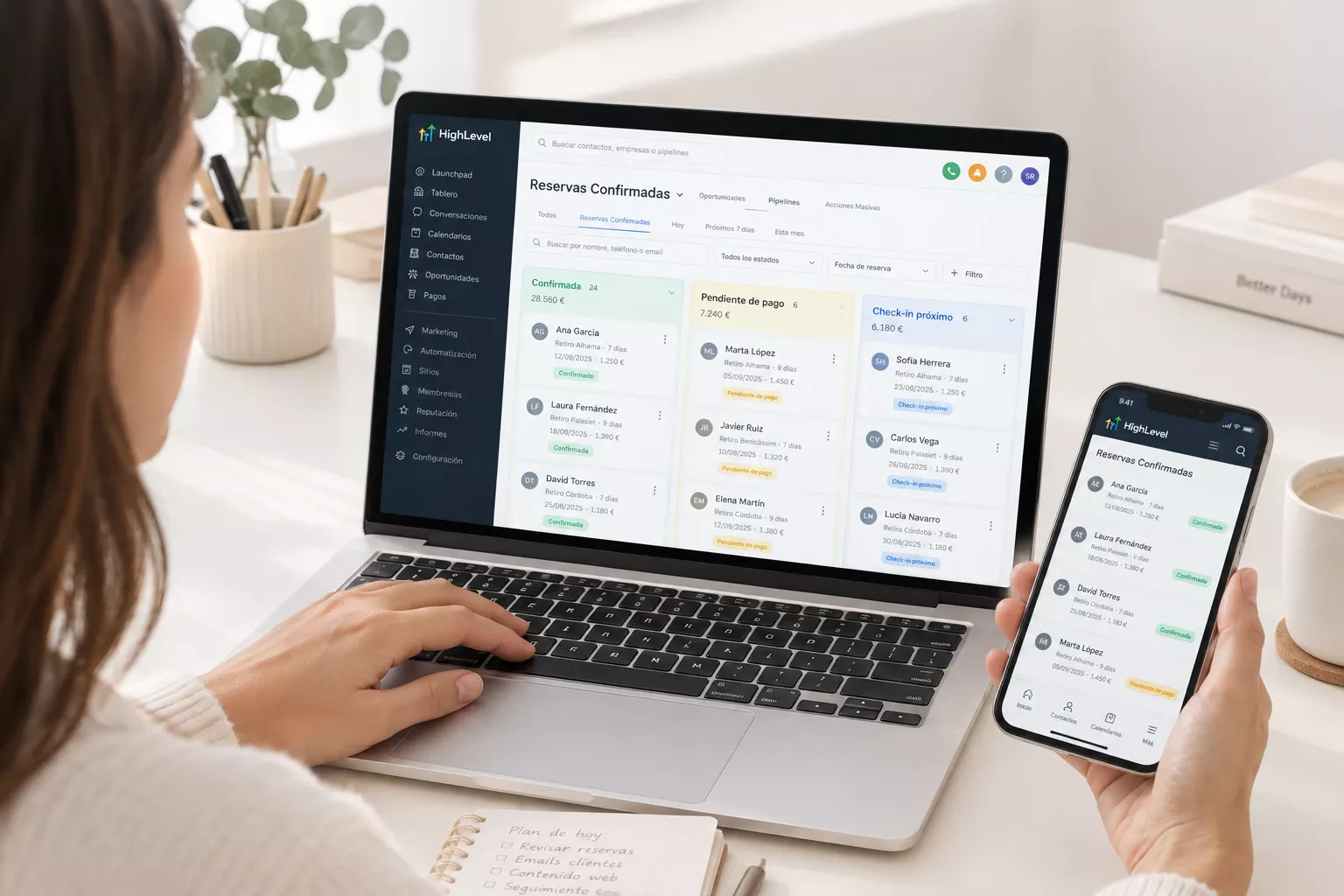 Cómo elegir un CRM para centro de yoga o retiros